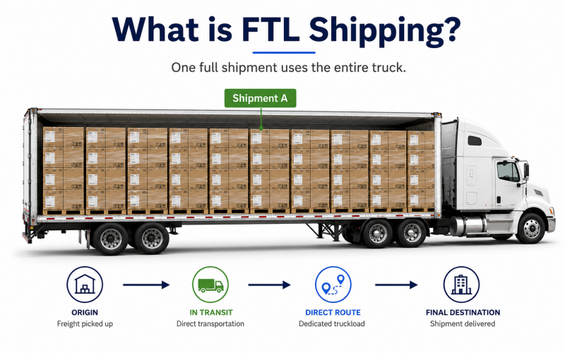 full-truckload-shipping Full truckload shipping with dedicated trailer space